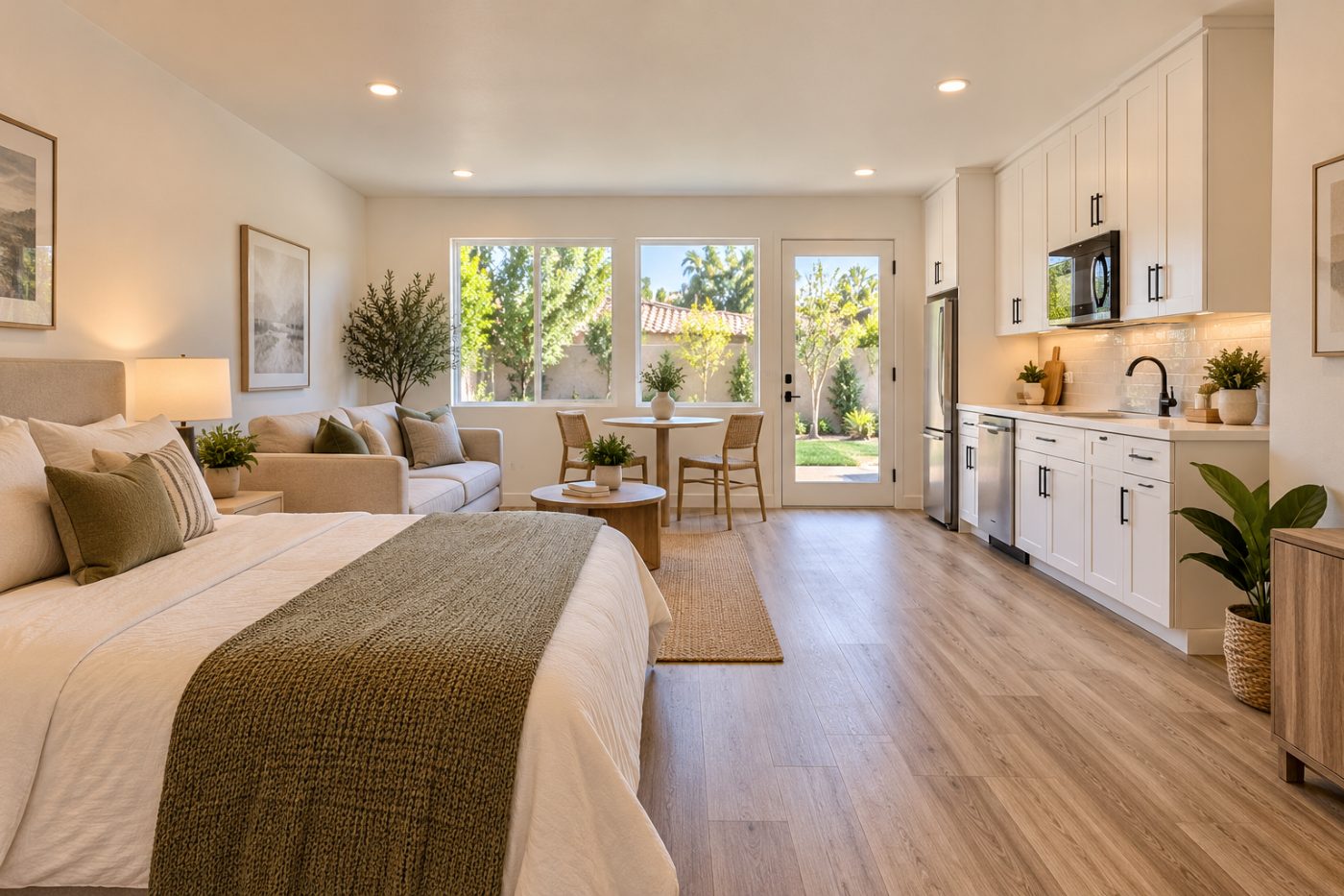 Garage conversion concept after